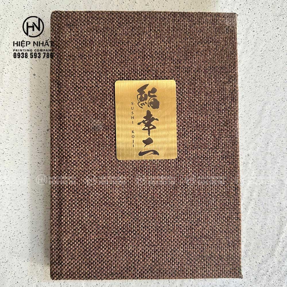 In menu vải